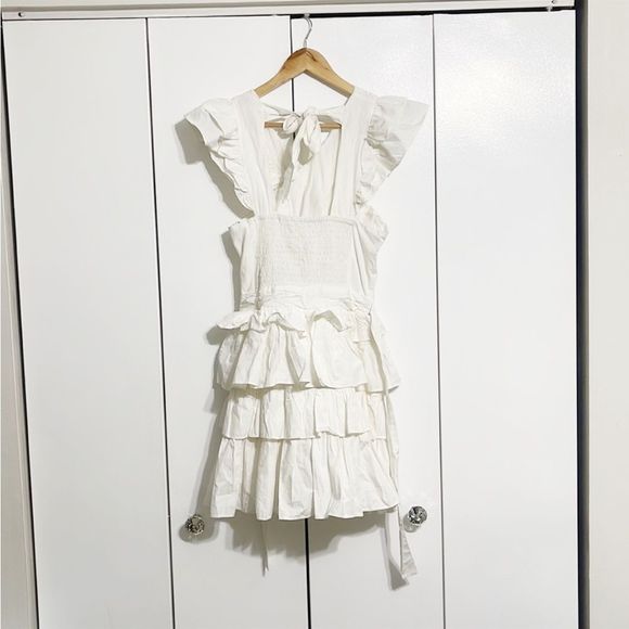 Anthropologie X Love the Lable Ruffled Halter Mini Dress Size S - Picture 9 of 9